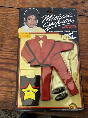 MOSC Vintage 1984 Michael Jackson Authentic Stage Doll Outfit