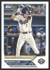 Sean McLain #PD-42 2023 Topps Pro Debut Rancho Cucamonga Quakes