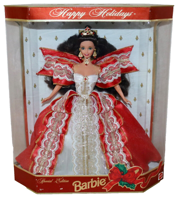 Happy Holidays Barbie 10th Anniversary 1997 Hallmark Keepsake SE