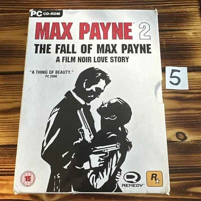 MAX PAYNE 2; THE FALL OF MAX PAYNE “A FILM NOIR LOVE STORY” - PC CD-ROM - 2003- - Image 1 of 2