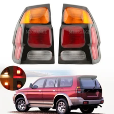 Pair Tail Light For 2000 01-2006 Mitsubishi PAJERO Shogun Sport Rear Brake Lamp