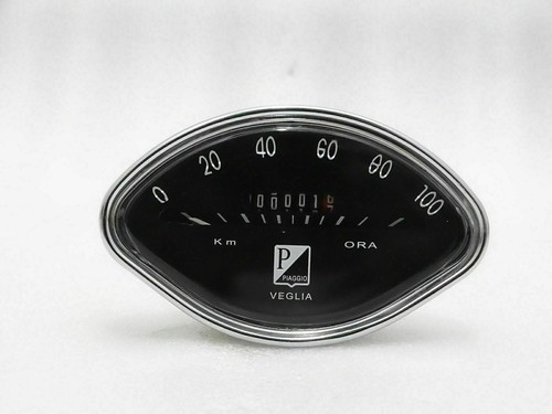 0-100 km/h schwarz Tacho für Vespa Vbb - Bild 1 von 8