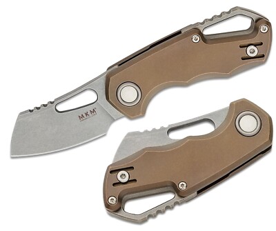 MKM-Maniago Knife Makers Isonzo Folding Knife 2 M390 Steel Blade Titanium Handle