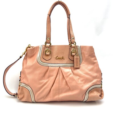 COACH ベージュファー ケース COACH（コーチ） キーケース レディース シンプル レザー ピンク