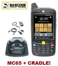 Motorola MC65 Handheld, 2D/1D Barcode Scanner WM6.5, Numeric Keypad + Cradle!