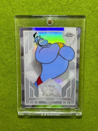 GENIE from ALADDIN Disney 100 REFRACTOR Card SP 2023 Topps Chrome DISNEY LORCANA - Picture 16 of 24