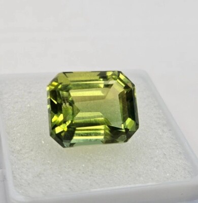 Bi-Colour 7-9 Ct Tourmaline Emerald Cut  Natural EGL Certified Loose Gemstone