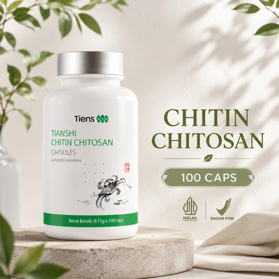 Tiens Chitin Chitosan Dietary Supplement 100 Caps