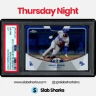 2024 TOPPS 50/50: SHOHEI OHTANI #71 SHOHEI OHTANI CHROME BLUE /150 PSA 8