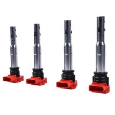 Neu 4 Stück Zündspule 06E905115 Für Audi A3 R8 VW Golf 5 Leon 2,0 TFSI