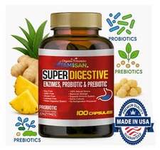 Super Digestive Brook Enhanced-Biotics Probiotic  and Prebiotic 100 capsules  