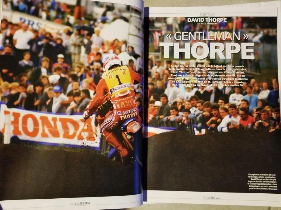 MOTO VERTE CLASSIC HORS-SERIE 2022 - STORY HONDA CR, DAVE THORPE, GILLES PICARD - Photo 3/4