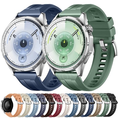 22mm Band for Huawei Watch GT4 GT5 GT 6 Pro 46mm SE GT3 Pro 46mm Silicone Strap