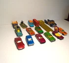 Vintage Matchbox Lesney England Diecast Cars Trucks Vehicles Military Lot Of 15