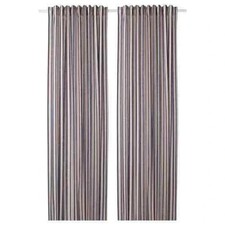 Ikea 104.508.51 Coppia di tende Bergskrabba 57 x 98 cm  Blu/Rosso