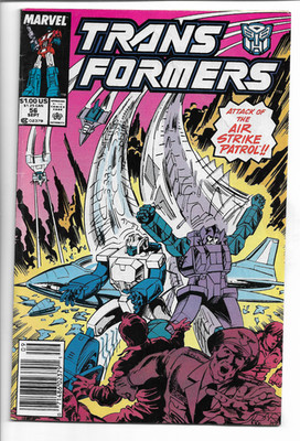 Transformers 56 Newsstand Reader Marvel Comics 1989