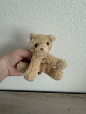 Mini GUND Light Brown Teddy Bear Plush Soft Stuffed Animal 6