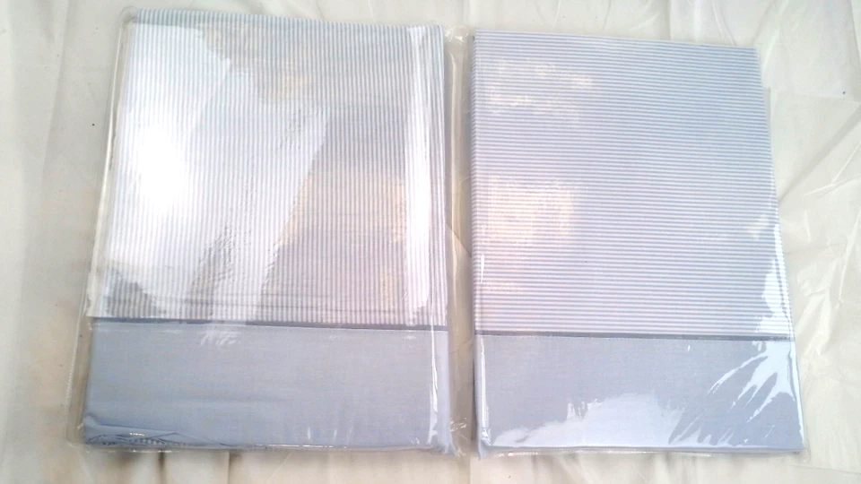 Burrito Blanco | Sábanas De Franela Premium 546 Azules | Para Cama De 105 Cm - Imagen 2 de 4