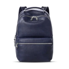 SHINOLA Runwell Natural Grain Leather Backpack, Lake / Navy Blue NWOT - $995