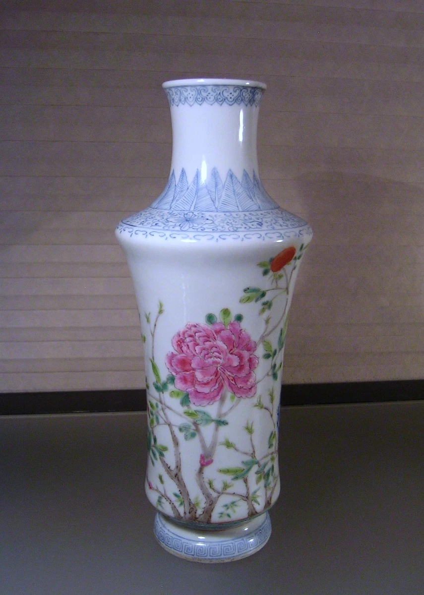 陶瓷粉红色1900-1940 中国古董花瓶| eBay