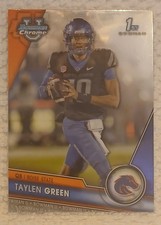 2023 Bowman University Chrome 1st  #14 Taylen Green Boise State Broncos A52