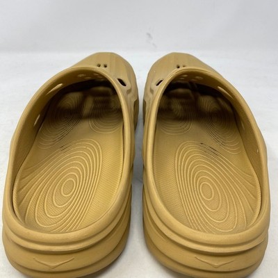 Hoka Ora Recovery Mule Tan Wheat Men 8 Women 10 Slip On Comfort