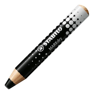 STABILO Markdry Set of 6 Marker Pencils - Black