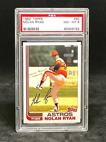 1982 Topps - #90 Nolan Ryan Houston Astros PSA 8 NM-MT