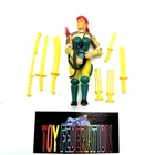 Vtg Hasbro G.I. Joe ARAH 1993 Ninja Force SCARLETT 3.75" Action Figure