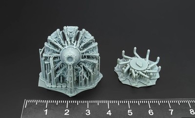 Bramo 323 Fafnir Radial Engine 3D Printed 1/48 Metallic Details MDR48295