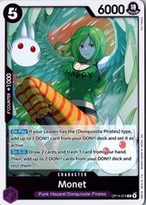 Monet OP14-074 Rare The Azure Sea's Seven One Piece Foil NM