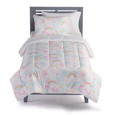 The Big One Kids  Avery Unicorn Reversible Comforter Twin Set with Shams