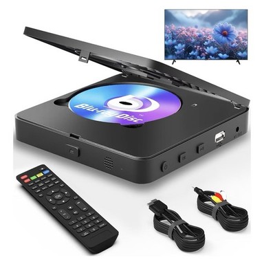 N NUTROMO Blu Ray Player 1080P Blu-ray Disc Player for Home Cinema, Dolby Audio