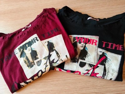 Mädchen T-Shirt Glamour Print. 2er Set. Gr. L. Baumwolle.