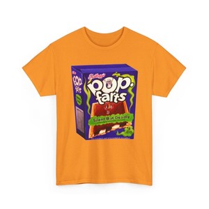 Wacky Packages Pop Farts Printed T-Shirt Funny Pop Tarts Parody Collectible