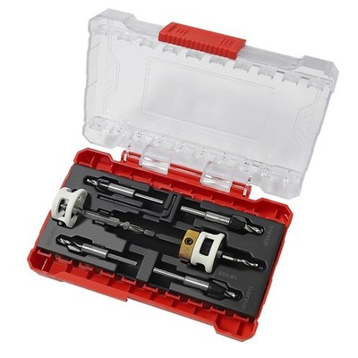 5er Set Senkkopfbohrer mit Sechskantschaft mit Anschlag Pro2519
