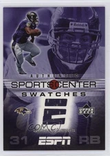 2005 Upper Deck ESPN Sports Center Swatches Jamal Lewis #SCS-JL