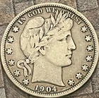 1904-P Barber Half Dollar