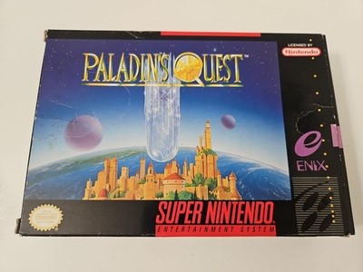 Paladins Quest Authentic Box Only Super Nintendo SNES