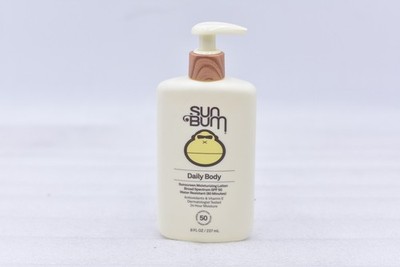Sun Bum Daily Body Sunscreen Moisturizing Lotion SPF 50 8oz Exp: 09/26