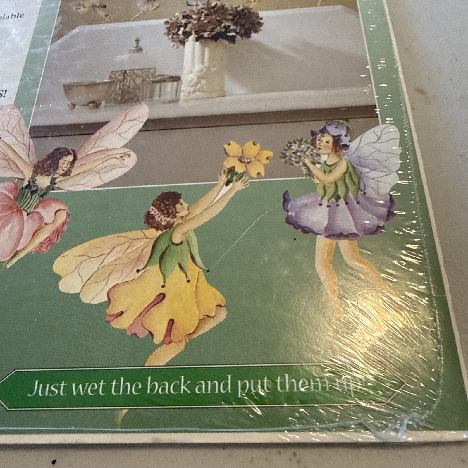 Wallies Wallpaper Cutouts #12093 PrePasted 25 FAIRIES Washable