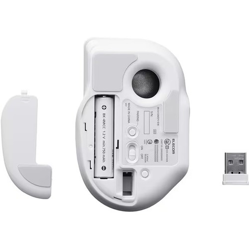 ELECOM bitra Index Finger Trackball Mouse 5 Button Wireless Compact Silent White - 第 15/16 張圖片