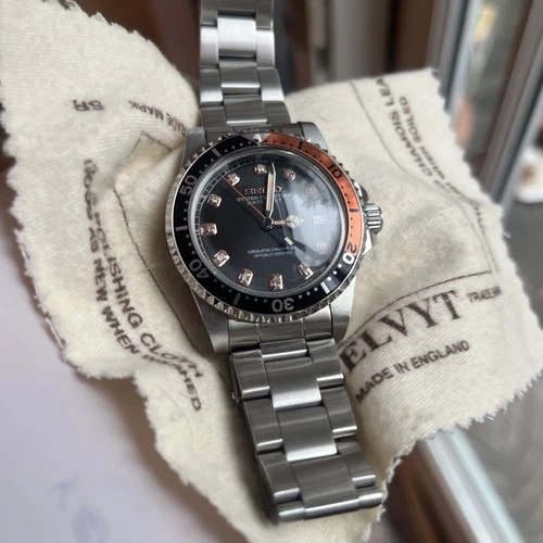 Seiko Retro Diver GC Mod 40mm Automatic Watch Oyster Date Homage
