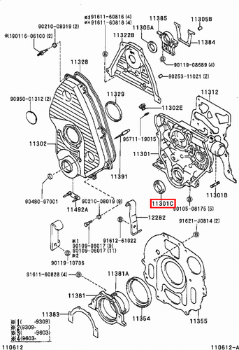 Genuine Hilux LN167 LN166 LN165 LN157 LN155 2L 5L 3L Front Crankshaft Oil Seal - Picture 4 of 20
