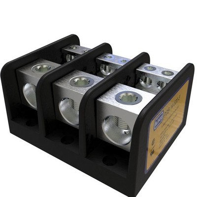 Ilsco PDB-14-500-3 Power Distribution Block 3 Pole 380A 600V