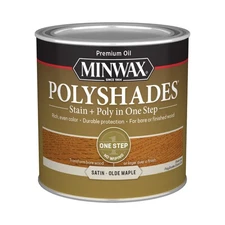 Minwax PolyShades Olde Maple 1 2 Pint Wood Stain and Polyurethane Finish