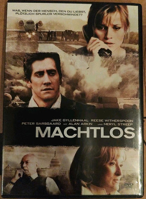 DVD - Machtlos - mit Jake Gyllenhaal, Reese Witherspoon & Meryl Streep