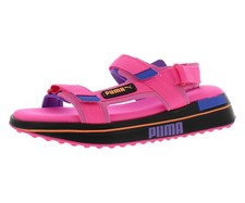 Puma Future Rider Sandal Game On Mens Shoes Size 6, Color: Pink/Black
