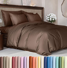 Duvet Cover Queen Size Set - Extra Soft Queen Size Duvet Cover 90 X 90 with 2 Pi