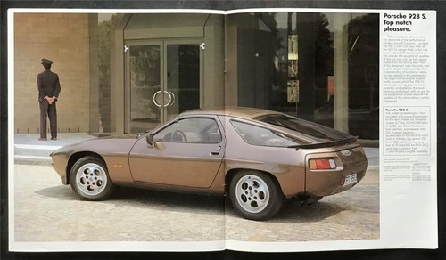 PORSCHE Car Range LF Sales Brochure 1982-83 #WVK 104120 924 944 911 & 928S - Picture 5 of 5